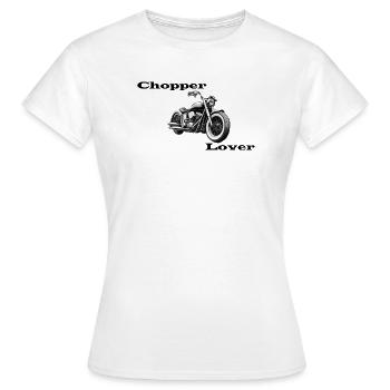 Chopper Lover - Women's T-Shirt - white - Front - AI Model Female 172 dark (172cm)