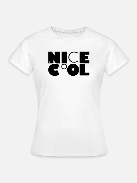 NICE&CoOL - Frauen T-Shirt - Weiß