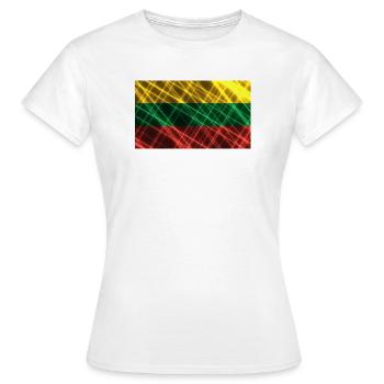 La Lituanie en tant que Lituanie - T-shirt Femme - blanc - Devant - AI Model Female 172 dark (172cm)
