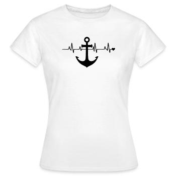 Magasin principal - T-shirt Femme - blanc - Devant - AI Model Female 172 dark (172cm)