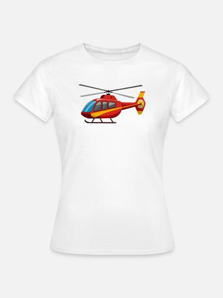 Hubschrauber - Frauen T-Shirt - Weiß
