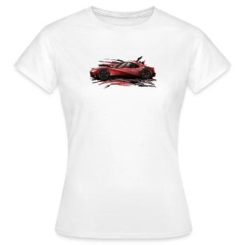 konzept car - Frauen T-Shirt - Weiß - Vorne - AI Model Female 172 dark (172cm)