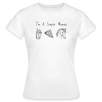 Awaiting design - Women's T-Shirt - white - Front - AI Model Female 172 dark (172cm)