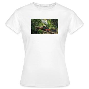 Ffestiniog Idyll - Frauen T-Shirt - Weiß - Vorne - AI Model Female 172 dark (172cm)
