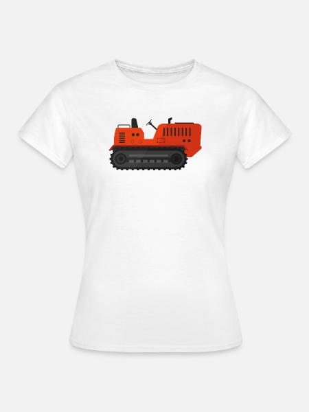 Raupenschlepper - Frauen T-Shirt - Weiß