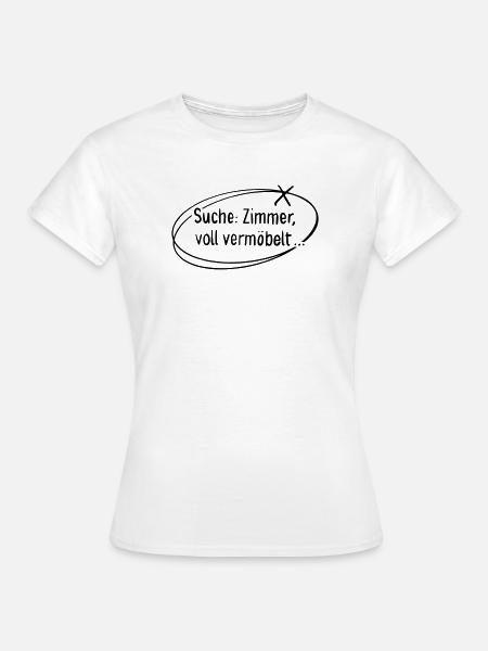 Salle de fouille, complètement amoché - T-shirt Femme - blanc