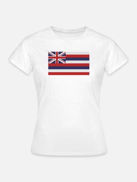 Bundesstaat Hawaii - Frauen T-Shirt - Weiß