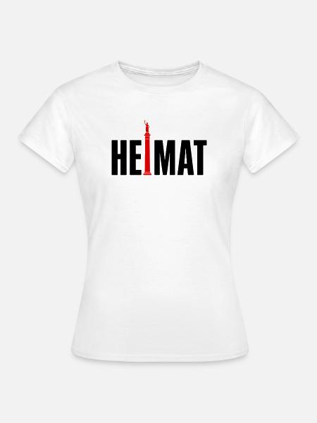 Heimat Stuttgart Jubiläumssäule - Frauen T-Shirt - Weiß
