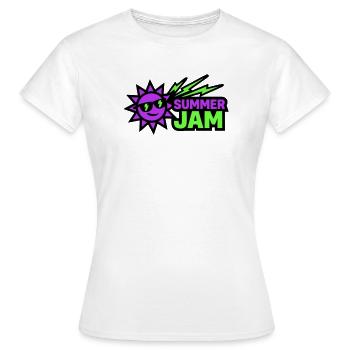 Insigne Summer Jam Sun - T-shirt Femme - blanc - Devant - AI Model Female 172 dark (172cm)