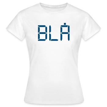 Blue - LCD - Women's T-Shirt - white - Front - AI Model Female 172 dark (172cm)