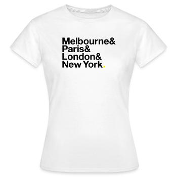 GRAND SLAM Tennis - T-shirt Femme - blanc - Devant - AI Model Female 172 dark (172cm)