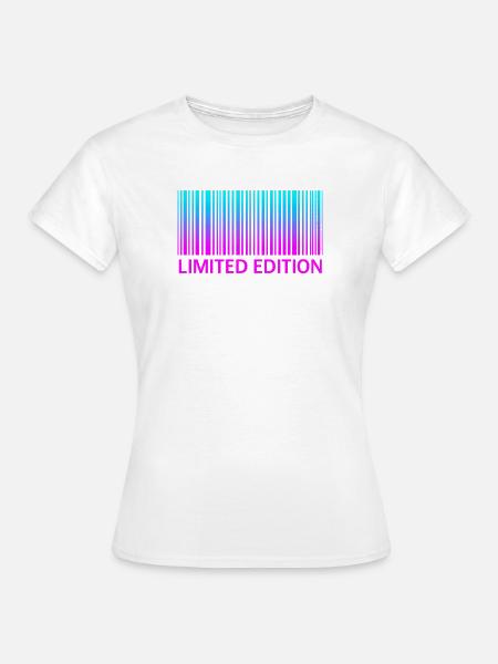 LIMITED EDITION - BARCODE - Frauen T-Shirt - Weiß