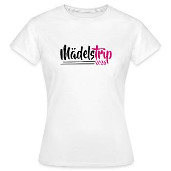 Girl Trip 2026 Gir des filles Strip des filles Strip des filles - T-shirt Femme - blanc - Devant - AI Model Female 172 dark (172cm)