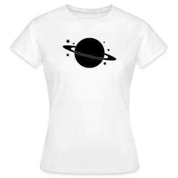 planet - Women's T-Shirt - white - Front - AI Model Female 172 dark (172cm)