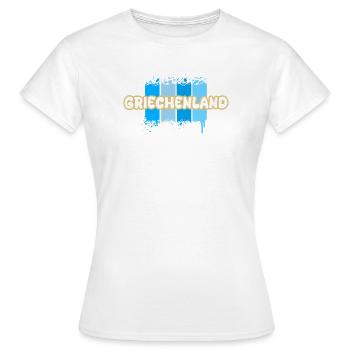 Greece as Greece - Women's T-Shirt - white - Front - AI Model Female 172 dark (172cm)