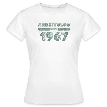 seit 1967 - Frauen T-Shirt - Weiß - Vorne - AI Model Female 172 dark (172cm)