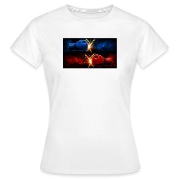 GRÈVE NA UDAR-ON - T-shirt Femme - blanc - Devant - AI Model Female 172 dark (172cm)