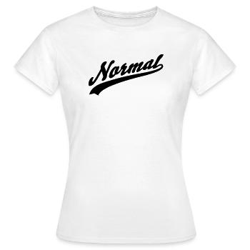 normal - Women's T-Shirt - white - Front - AI Model Female 172 dark (172cm)