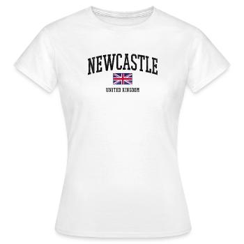 Southampton UK Vintage Arch - Frauen T-Shirt - Weiß - Vorne - AI Model Female 172 dark (172cm)