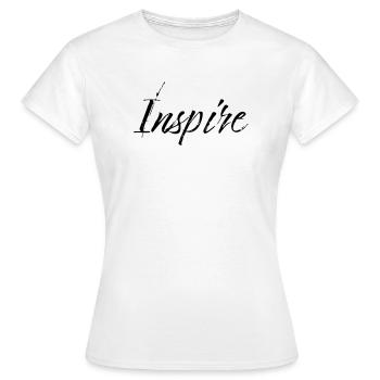 Inspire - Women's T-Shirt - white - Front - AI Model Female 172 dark (172cm)