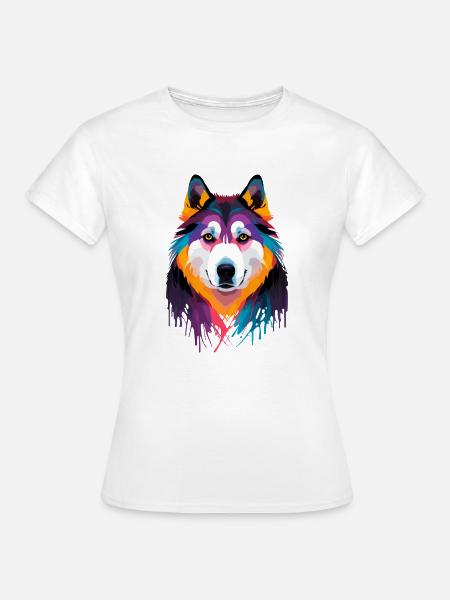 Alaskan Malamute - Frauen T-Shirt - Weiß