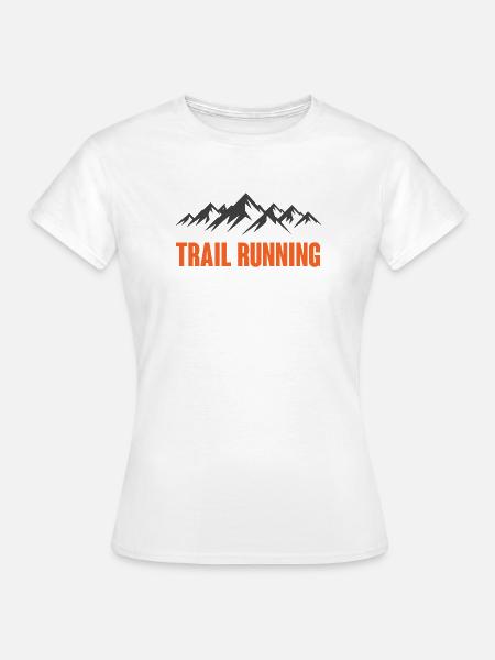 Trailrunning - Frauen T-Shirt - Weiß