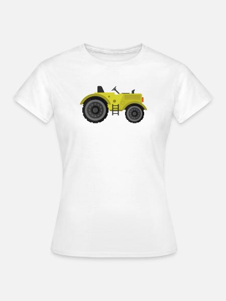 Traktor - Frauen T-Shirt - Weiß