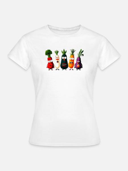 Gemüse - Frauen T-Shirt - Weiß