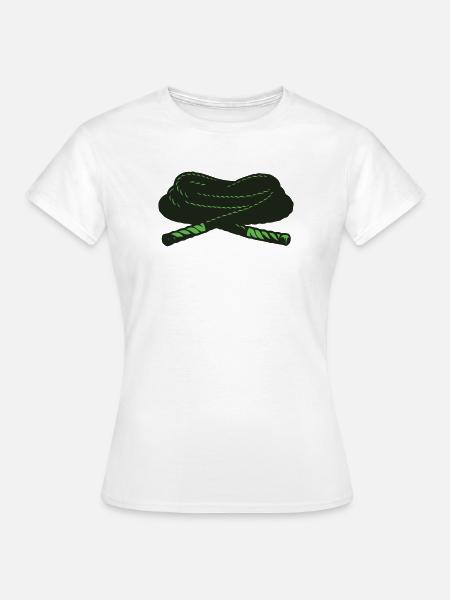 Battle Ropes Trainingsseil Icon - Frauen T-Shirt - Weiß