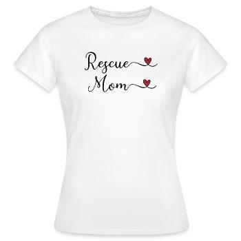 Maman de protection animale - T-shirt Femme - blanc - Devant - AI Model Female 172 dark (172cm)