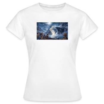 Lorelei Rheinnebel Schiffer Legende Mythos Rhein - Frauen T-Shirt - Weiß - Vorne - AI Model Female 172 dark (172cm)