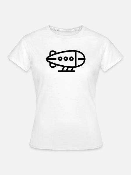 Luftschiff - Frauen T-Shirt - Weiß