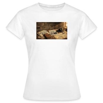 Bonnie & Clyde From Outlaws to American Legends - Women's T-Shirt - white - Front - AI Model Female 172 dark (172cm)