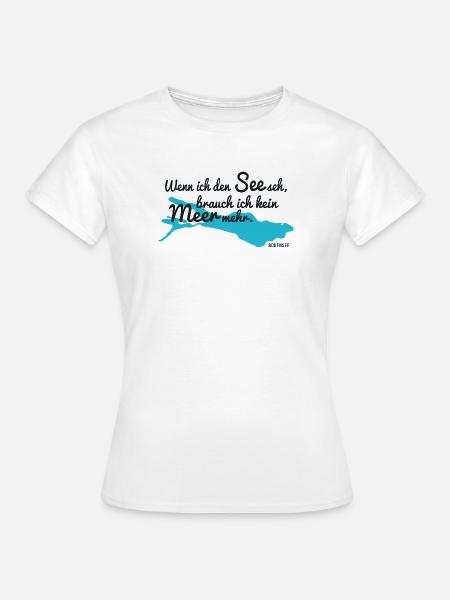 Bodensee - Frauen T-Shirt - Weiß