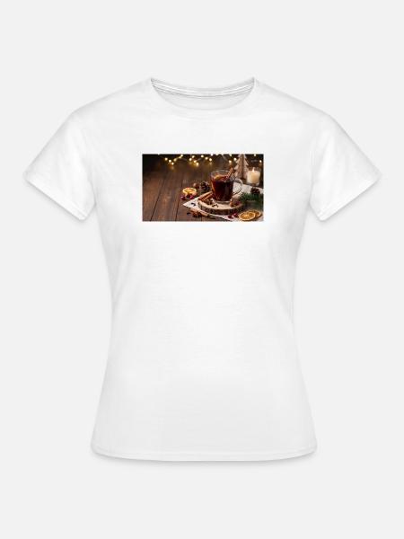 Rustikaler Glühweinzauber - Frauen T-Shirt - Weiß