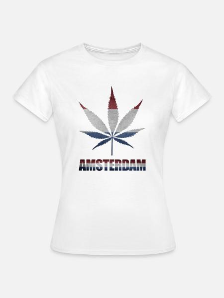 Amsterdam - Frauen T-Shirt - Weiß