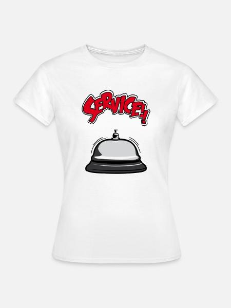 Service - Frauen T-Shirt - Weiß
