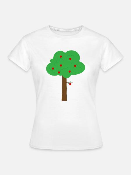 Apfelbaum - Frauen T-Shirt - Weiß
