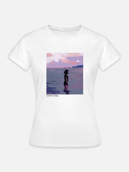 Sommerabende am Meer - Frauen T-Shirt - Weiß