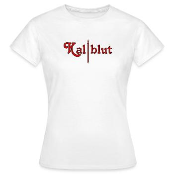 Kaltblut Schwert - Frauen T-Shirt - Weiß - Vorne - AI Model Female 172 dark (172cm)