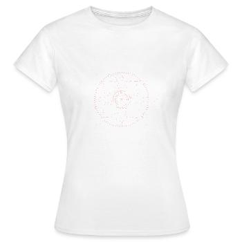 Yoga Namaste - T-shirt Femme - blanc - Devant - AI Model Female 172 dark (172cm)