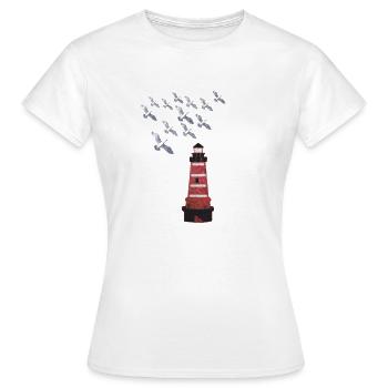 phare - T-shirt Femme - blanc - Devant - AI Model Female 172 dark (172cm)