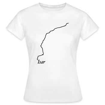 Isar - T-shirt Femme - blanc - Devant - AI Model Female 172 dark (172cm)