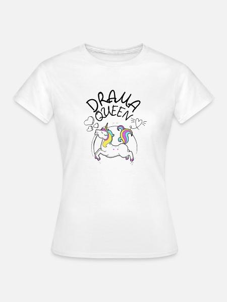Drama Queen Einhorn Kinder Baby Frauen - Frauen T-Shirt - Weiß