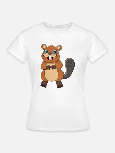 Biber - Frauen T-Shirt - Weiß