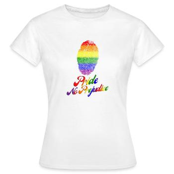 Stolz Keine Vorurteile - Frauen T-Shirt - Weiß - Vorne - AI Model Female 172 dark (172cm)