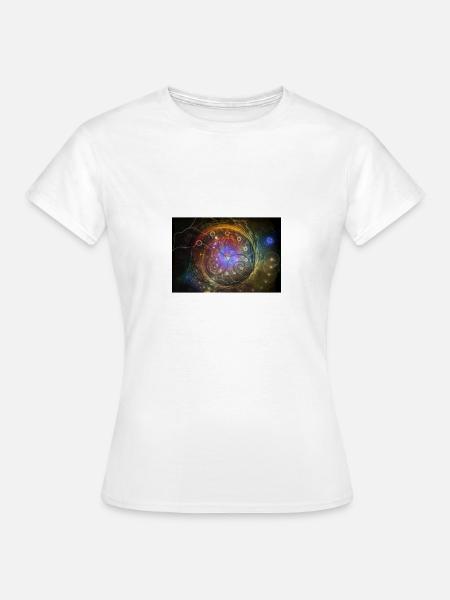 SPACE - Frauen T-Shirt - Weiß