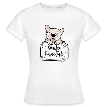 Bully Fanclub - Frauen T-Shirt - Weiß - Vorne - AI Model Female 172 dark (172cm)