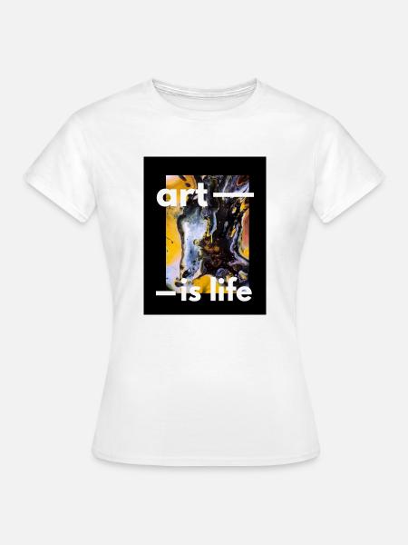 Art - Frauen T-Shirt - Weiß