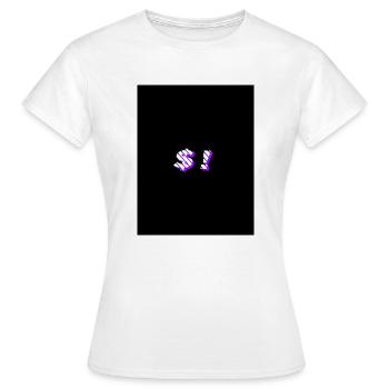 CASH - Frauen T-Shirt - Weiß - Vorne - AI Model Female 172 dark (172cm)
